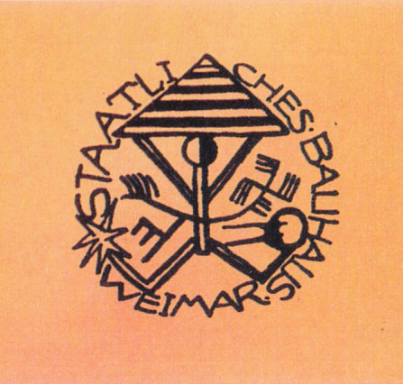 Entwurf für das Bauhaussignet (Sternenmännchen), Entwurf: Karl Peter Röhl, 1919.
