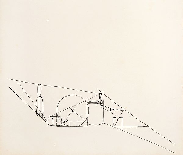 Geometrische Zusammenhänge, Autor: Maria Rasch, 1922, in: Staatliches Bauhaus Weimar 1919–1923 von Walter Gropius, München/Weimar 1923.