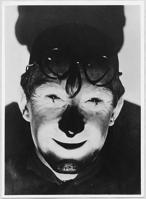 Andor Weininger als Clown, um 1927 / Foto: Irene Bayer.