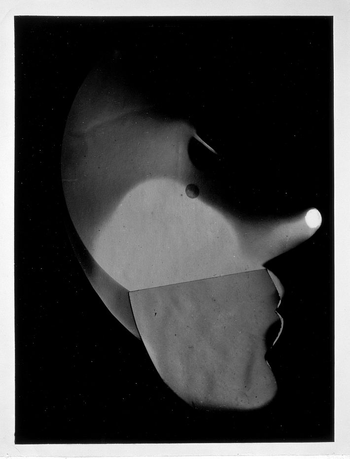 Selbstporträt im Profil / Foto: László Moholy-Nagy, 1926.