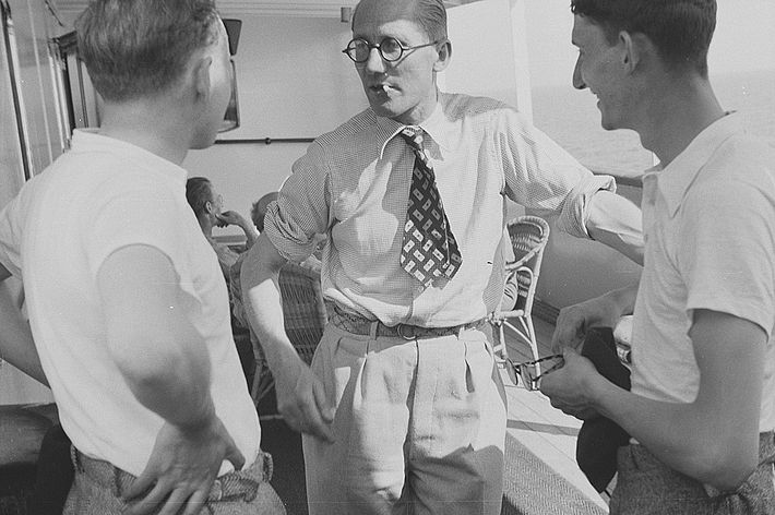 Le Corbusier mit Jean Bossu
