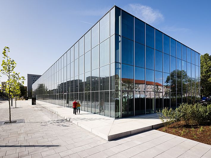 Bauhaus Museum Dessau, Außenansicht, 7.9.2019