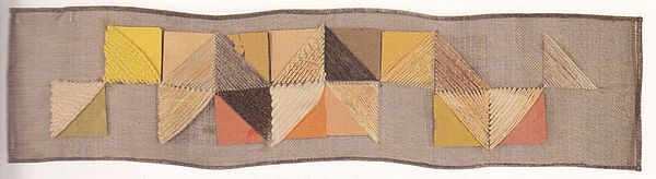 Tasttafel aus Fäden, Autor: Otti Berger, 1928.